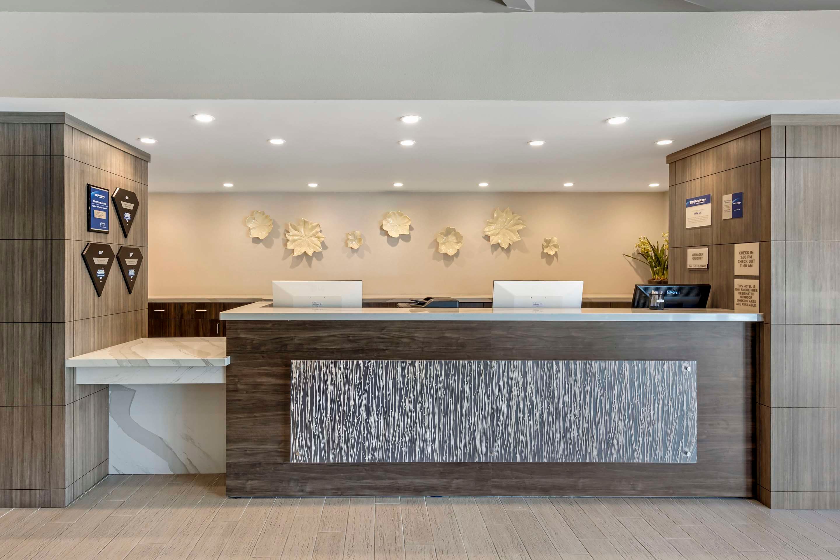 Front desk