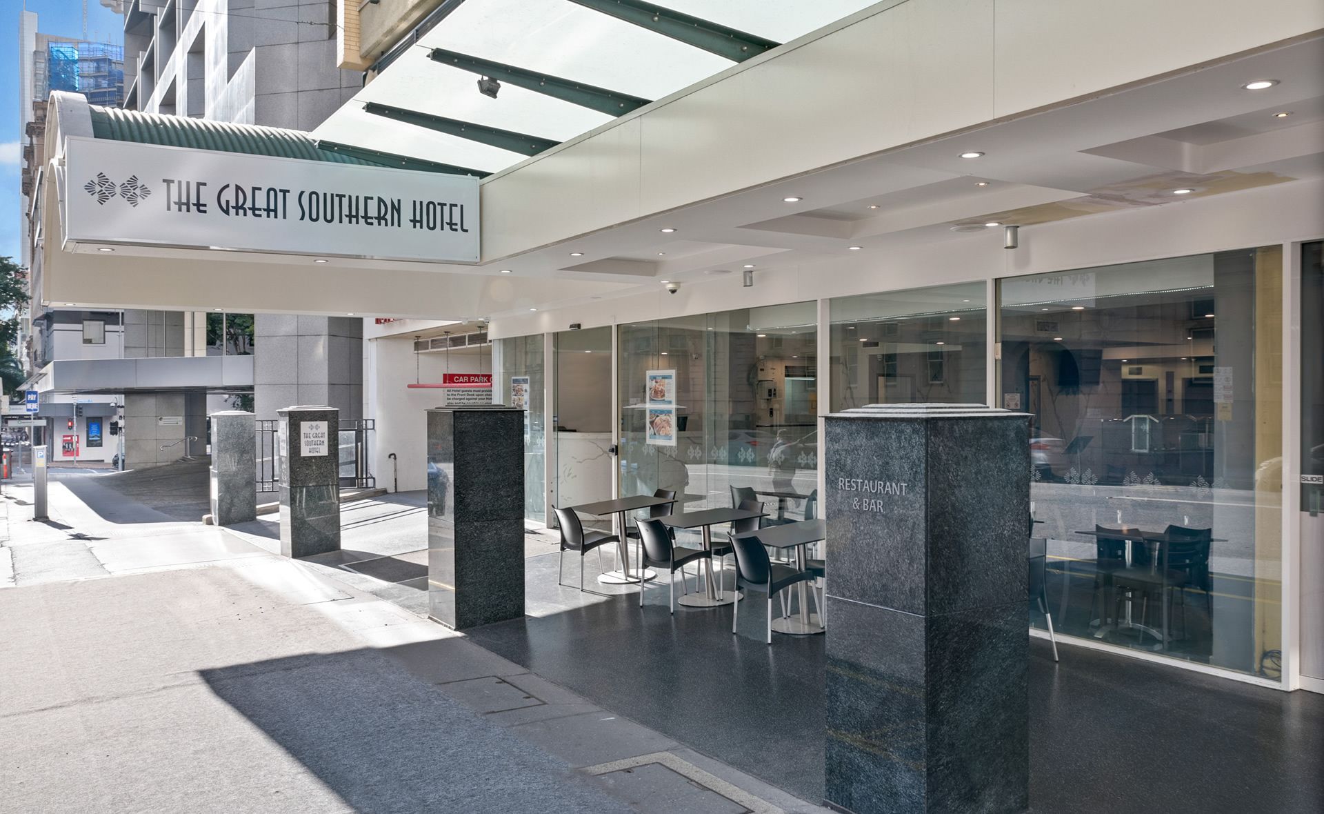 Hotel entrance