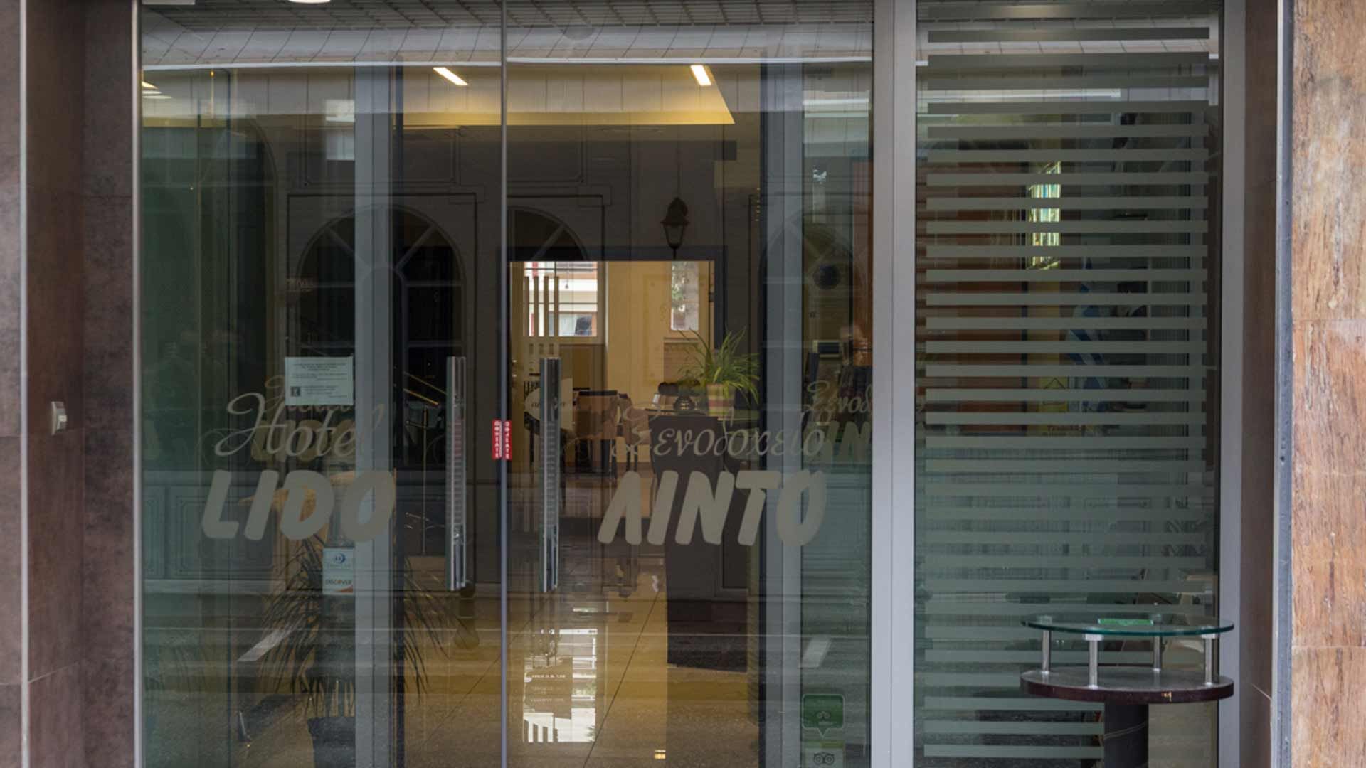 Hotel entrance